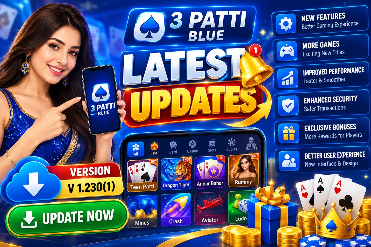 3 Patti Blue Latest Updates 2026